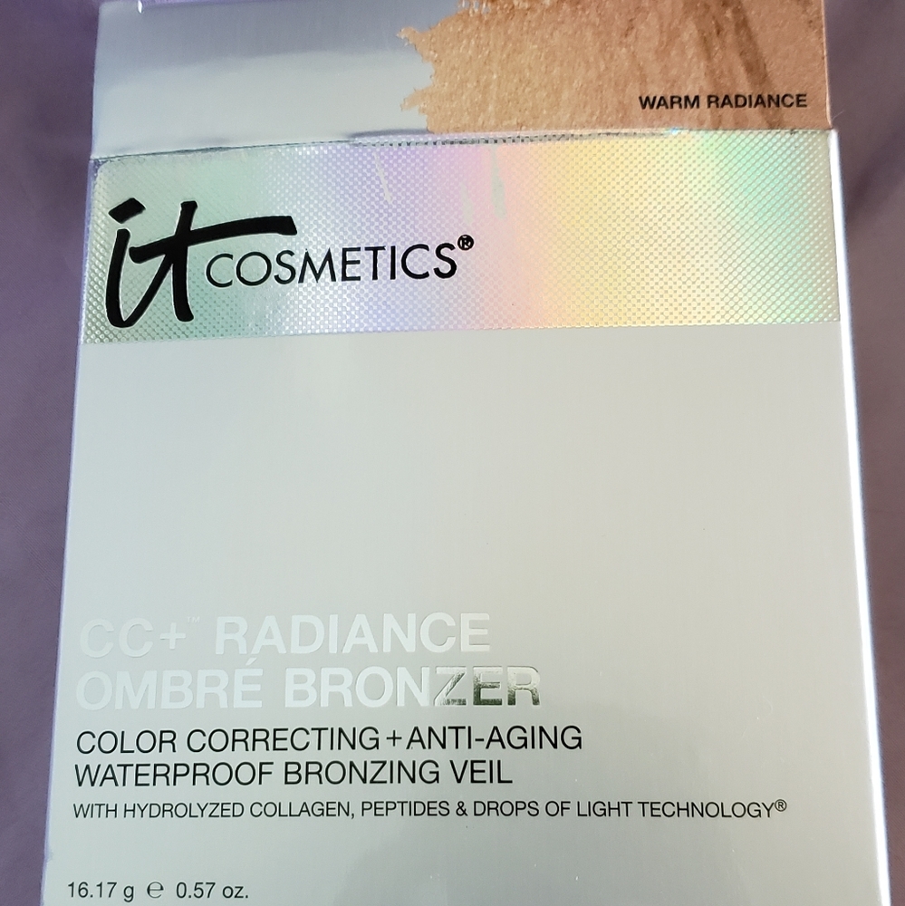 IT COSMETICS CC + Radiance Ombre Bronzer BNIB, WITH LG FAN BRUSH. SUMMER READY! - Picture 3 of 11